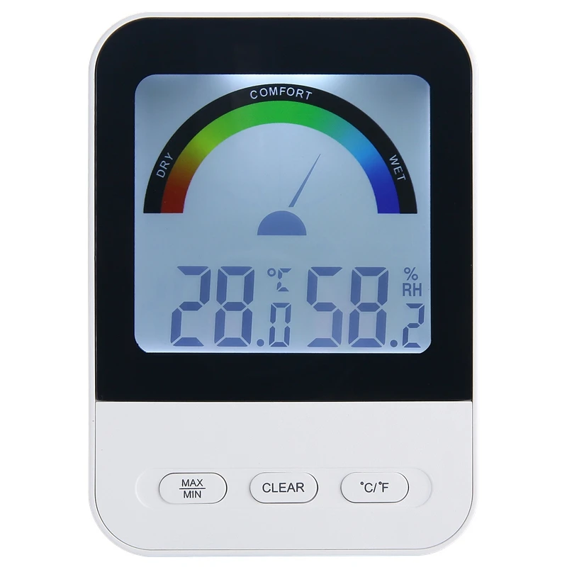 high precision digital electronic thermometer hygrometer 24hours auto maxmin indoor baby comfort temperature humidity recorder free global shipping