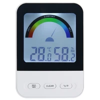 High Precision Digital Electronic Thermometer Hygrometer 24hours Auto Max Min Indoor Baby Comfort Temperature Humidity Recorder