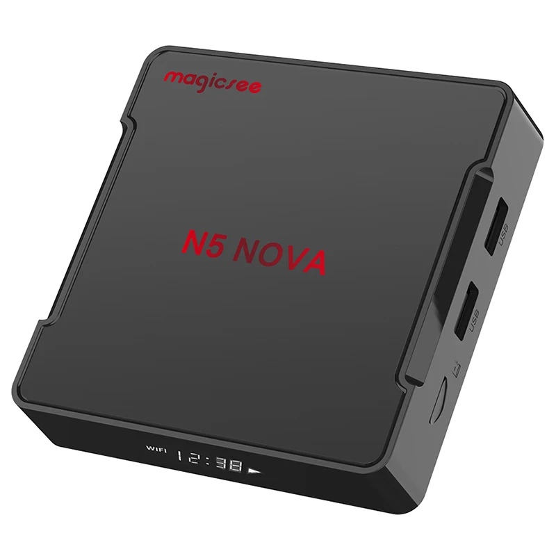 MAGICSEE N5 NOVA Android 9 0 ТВ приставка RK3318 4 Гб ОЗУ 64 ПЗУ 2 ГГц + 5 WiFi Голосовое управление
