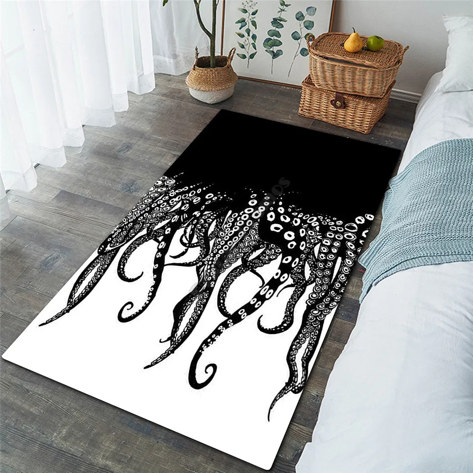 Funny Octopus 3D All Over Printed Rug Non-slip Mat Dining Room Living Room Soft Bedroom Carpet 08 images - 6