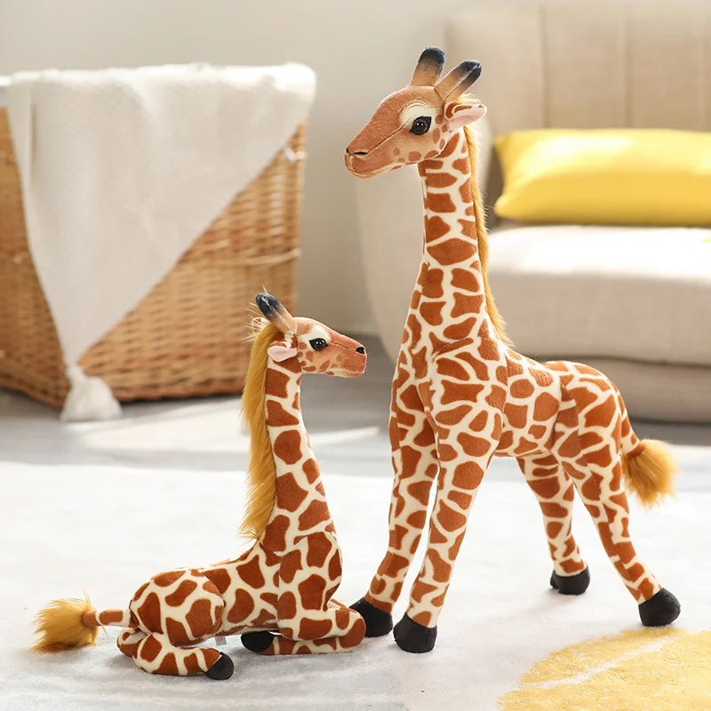 Simulation Giraffe Plush Toy Plush Doll Soft Standing/Kneeli