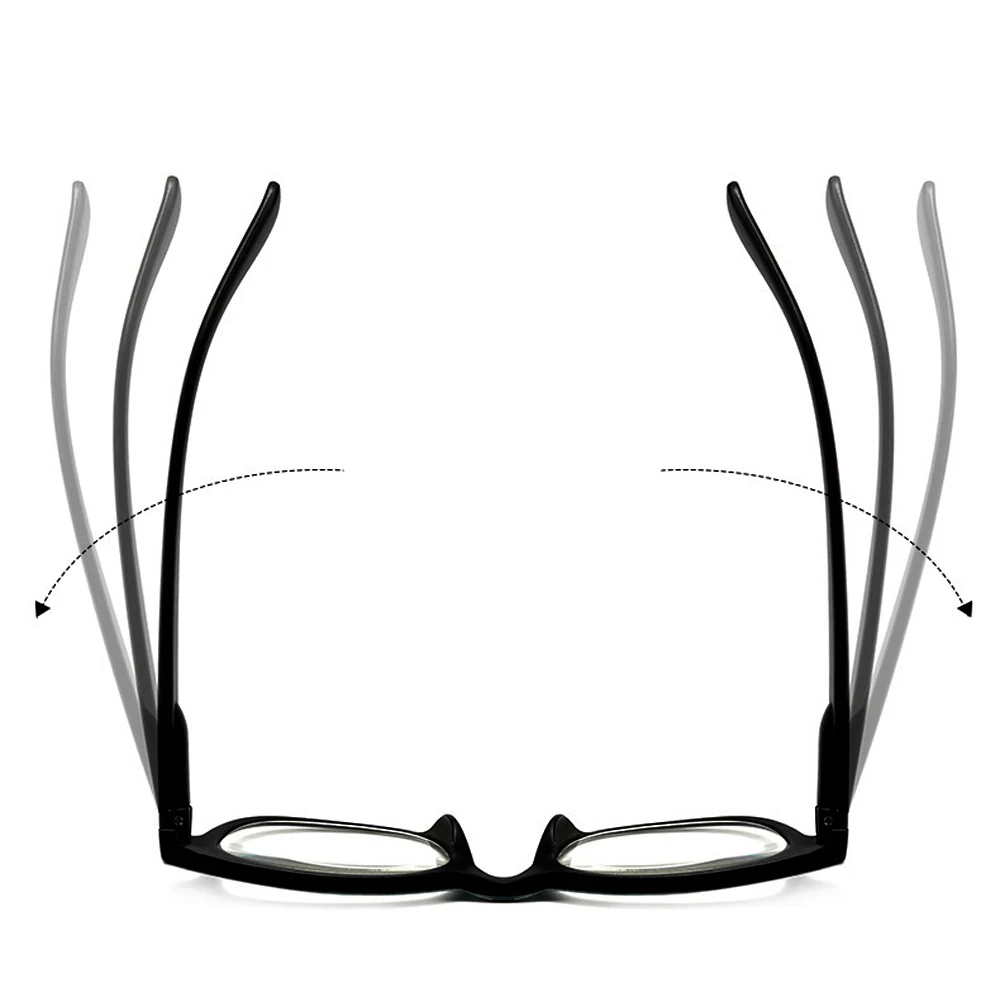 

CLARA VIDA New Fashion Anti-blue Ray Reading Glasses for Men Women Comfortable Squared+1.0 +1.5 +2.0 To +4.0