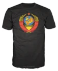 Футболка мужская хлопковая с круглым вырезом, смешная рубашка советского герба СССР, Коммунистический блок