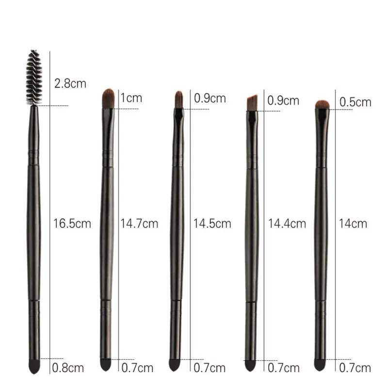 5 шт. косметика мягкие тени для век кисти держатель набор нейлоновые волосы
