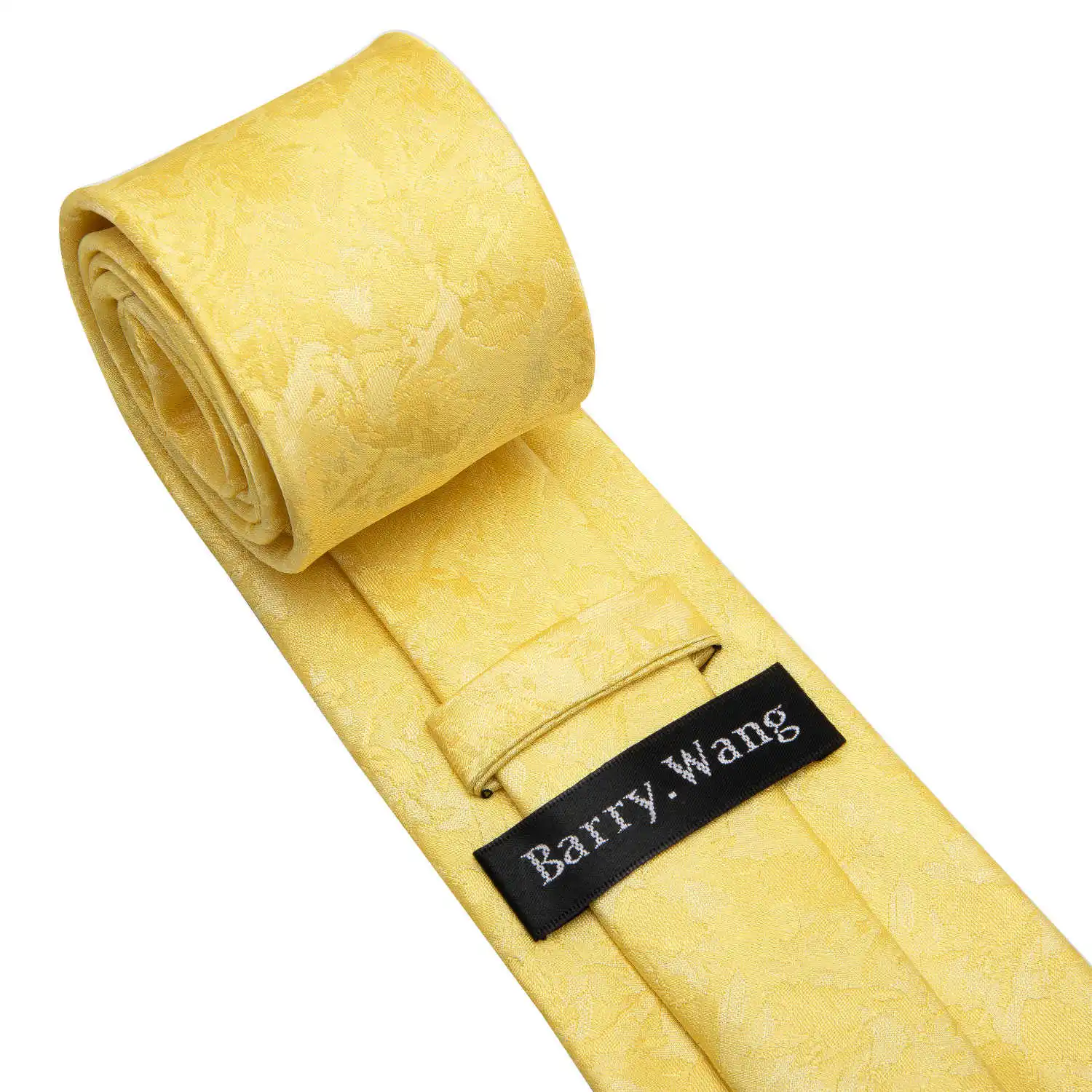 

Yellow floral silk for man wedding cravat scarf. wang fashion desinger LS-5199