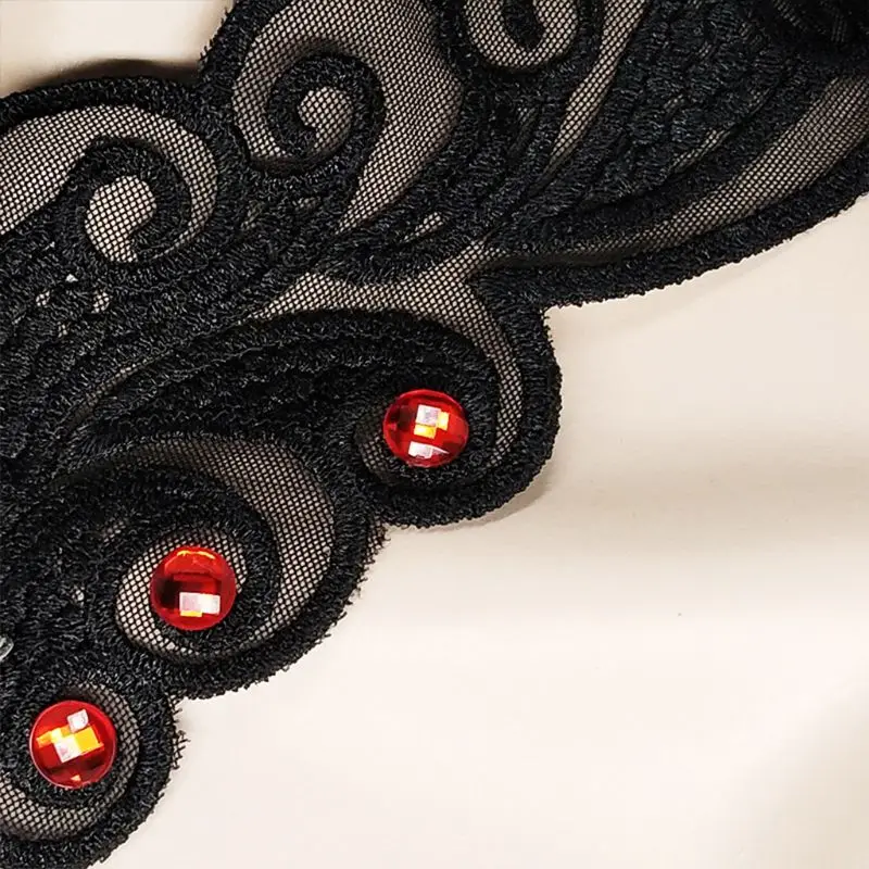 

Halloween Gothic Lace Choker Necklace Punk Spider Web Charm Pendant Chain Collar Party Dress Jewelry