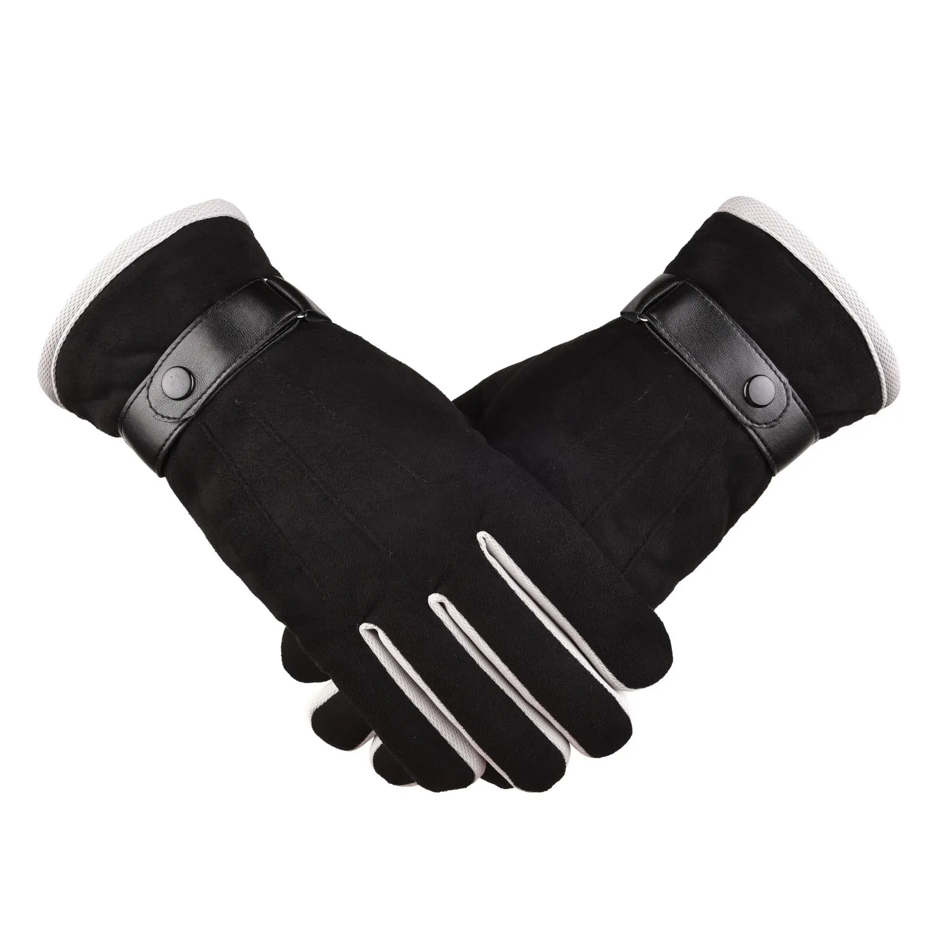 

Cashmere Winter Waterproof Gloves Touch Screen Anti-Slip Gloves Men Riding Skiing Warm Fluff Comfortable Gloves Thick WA 026
