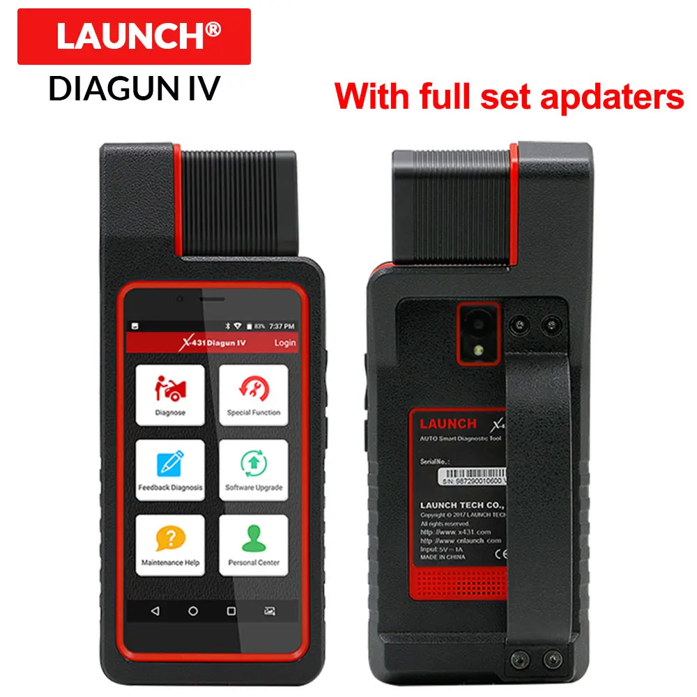 LAUNCH X431 Diagun IV obd2 obdii сканер полная система авто диагностический инструмент wifi/bluetooth Поддержка масла/TPMS/тормоза/DPF/SAS PRO MINI