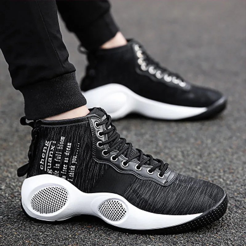 Для мужчин баскетбольные кроссовки на открытом воздухе Атлетическая спортивная