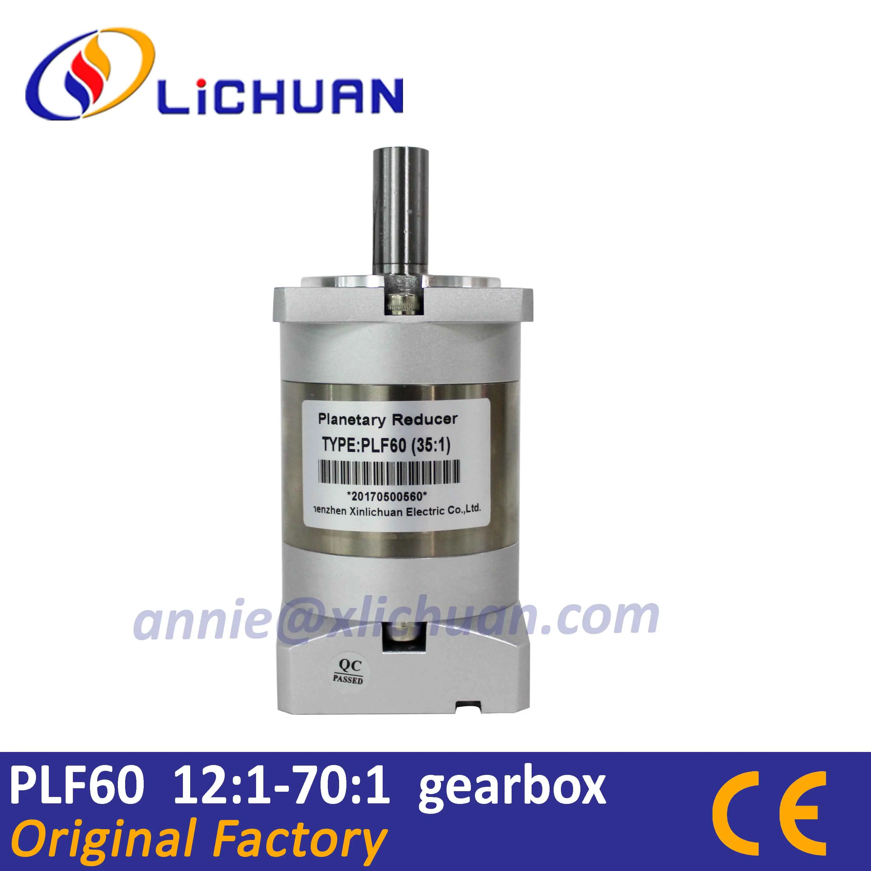 60 мм Nema24 Размер рамки PLF60 планетарный редуктор второго этапа коробка передач 16:1