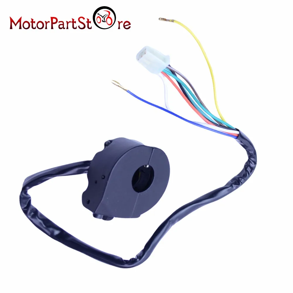 Мотоциклетный выключатель 3 в 1 сигнал поворосветильник 7/8 дюйма левая панель