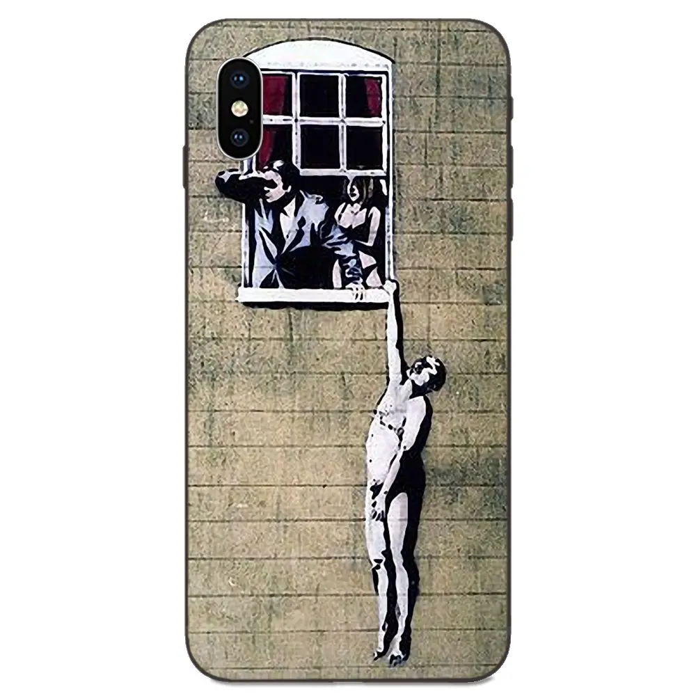 Soft Cases Capa Bansky For Xiaomi Redmi Note 3 3S 4 4A 4X 5 5A 6 6A 7 7A K20 Plus Pro S2 Y2 Y3 | Мобильные телефоны и