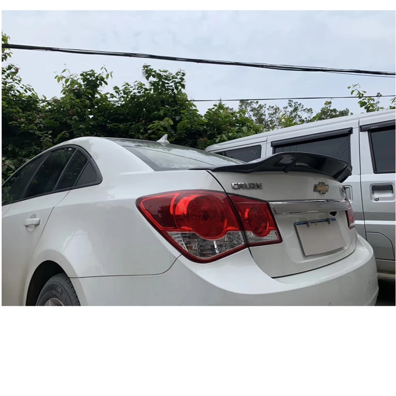 Для Chevrolet спойлер Cruze Высокое качество углеродного волокна/Материал FRP заднего крыла автомобиля для Chevrolet Cruze R стиль спойлер 2009