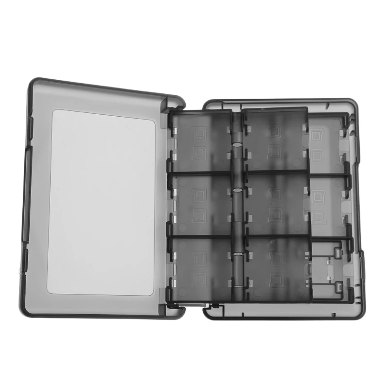 

C5AE 28-In-1 Black Game Card Case Holder Cartridge Storage Box for nintendo DS 3DS