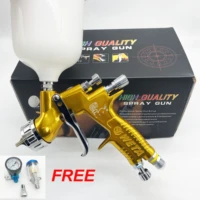 weta gti pro spray paint gun 1 3mm airbrush pure al forge airless spray gun for painting car pneumatic tool air brush sprayer