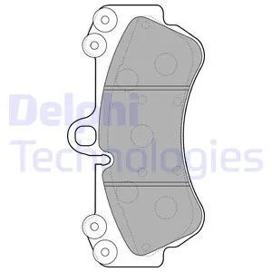 

DELPHI LP2057 BRAKE LINING ON 03 TOUAREG 17"