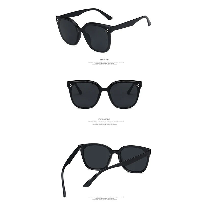 

Unisex Man Women Fashion Korean Style Big Frame Sunglasses Street Cool Glasses Outdoor Sunscreen Sunglasses