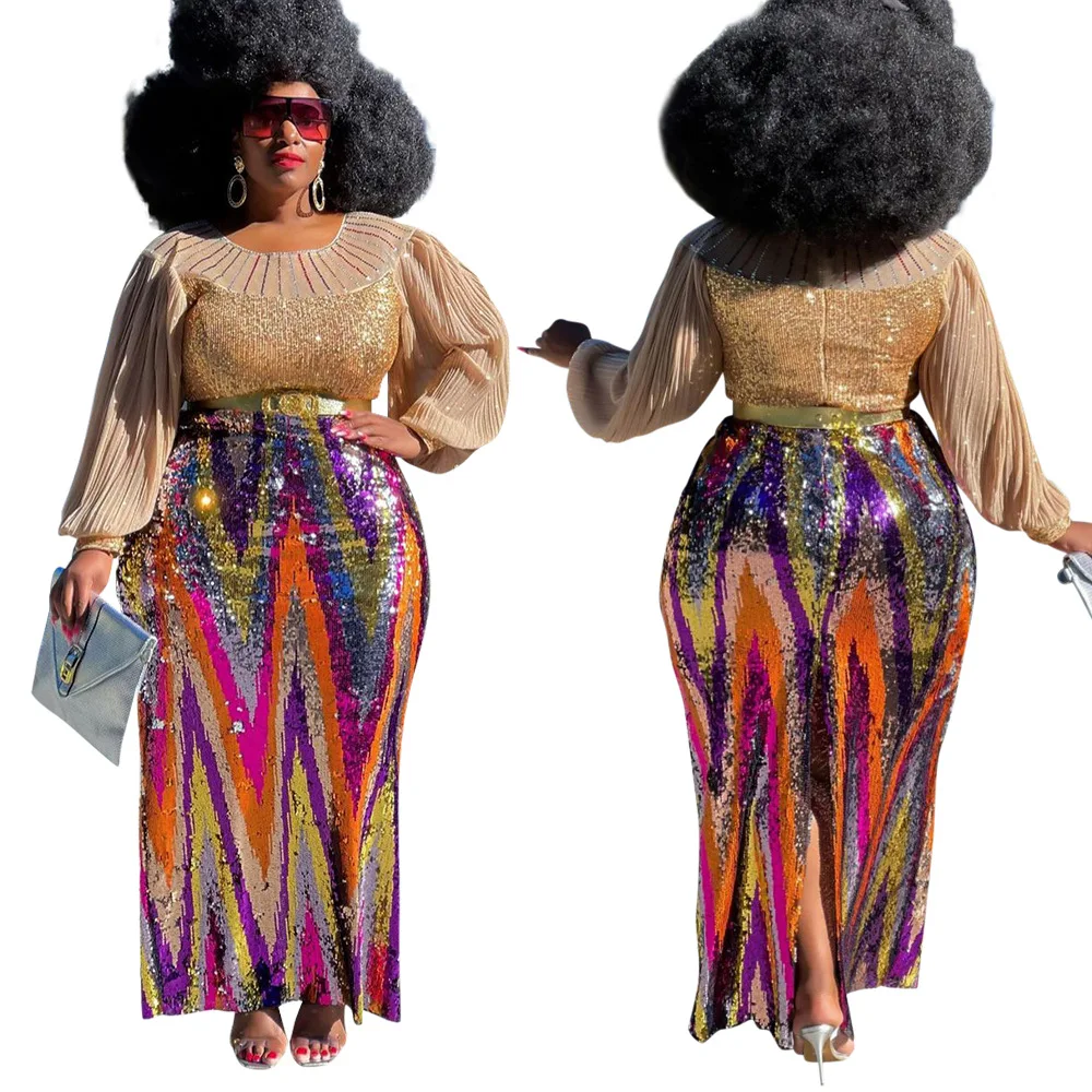 

Новое поступление 2022, элегантное женское вечернее платье, яркие блестки стразы, модные вечерние платья макси с длинным рукавом