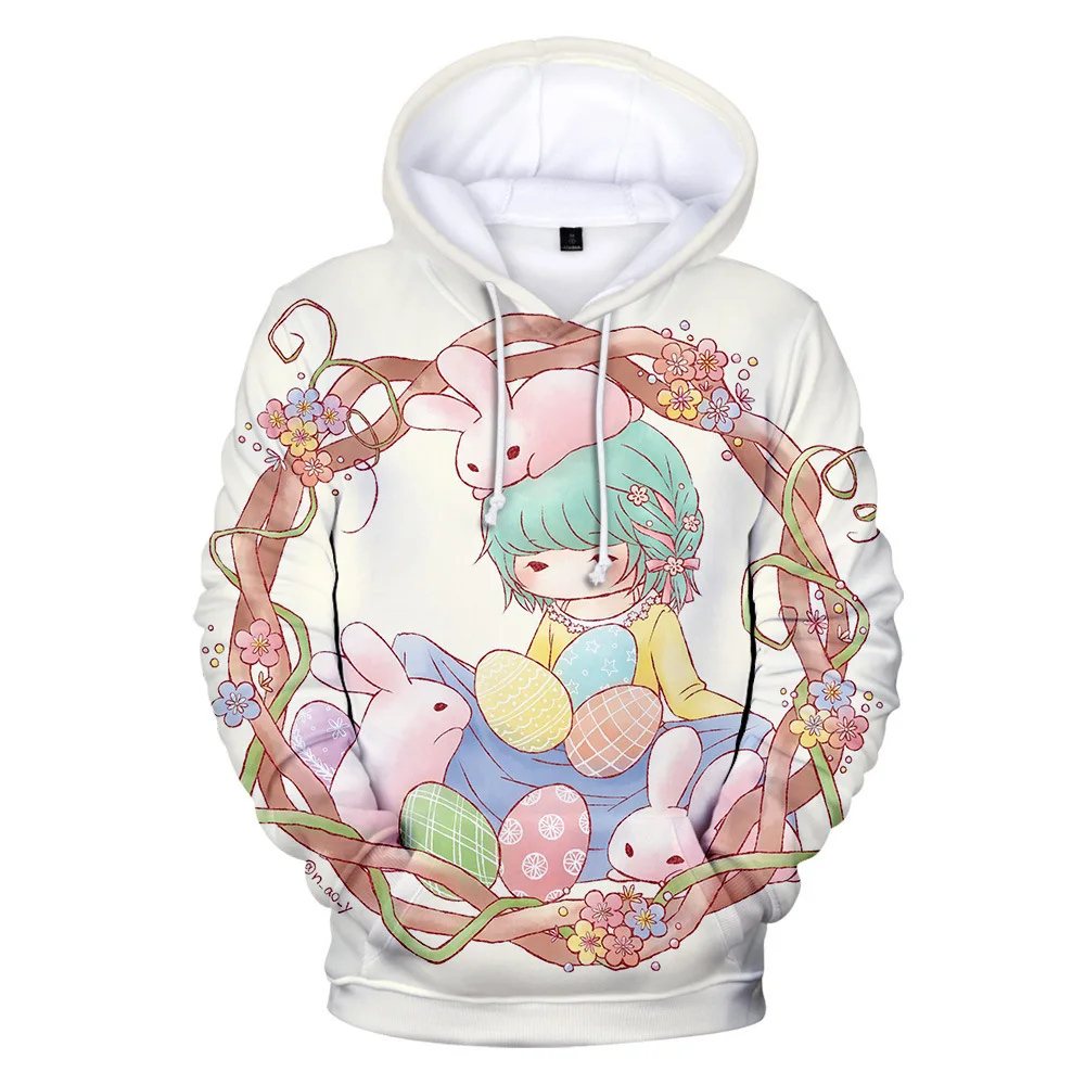 

Streetwear Easter Egg Hoodies 3D Print Sweatshirts Men Women Fashion Casual Pullover Harajuku Hoodie Anime Clothing Long Sleeve