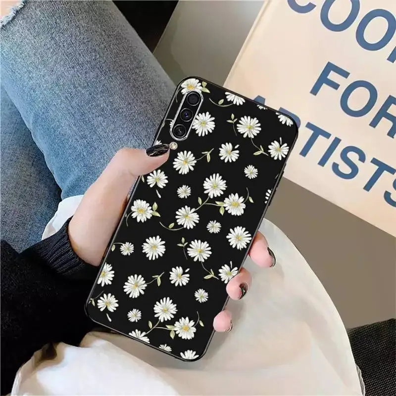 

Daisy flowers pattern Phone Case For Samsung galaxy S 9 10 20 A 10 21 30 31 40 50 51 71 s note 20 j 4 2018 plus