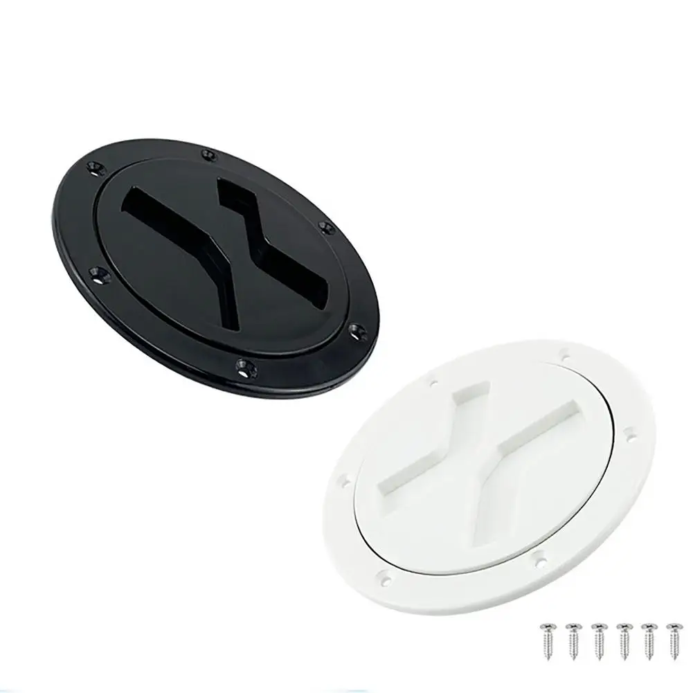 

4 Inch Boat Round Non Slip Inspection Hatch With Detachable Cover Deck Hatchcover Tool Box Cover For Marine Yacht