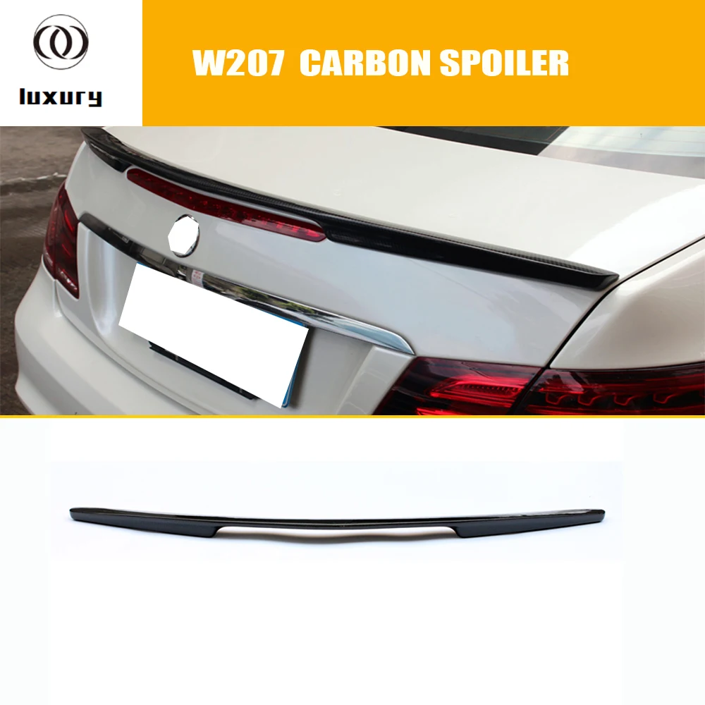 AMG Style W207 C207 спойлер заднего крыла из углеродного волокна для Mercedes Benz E CLASS Coupe 2 Door
