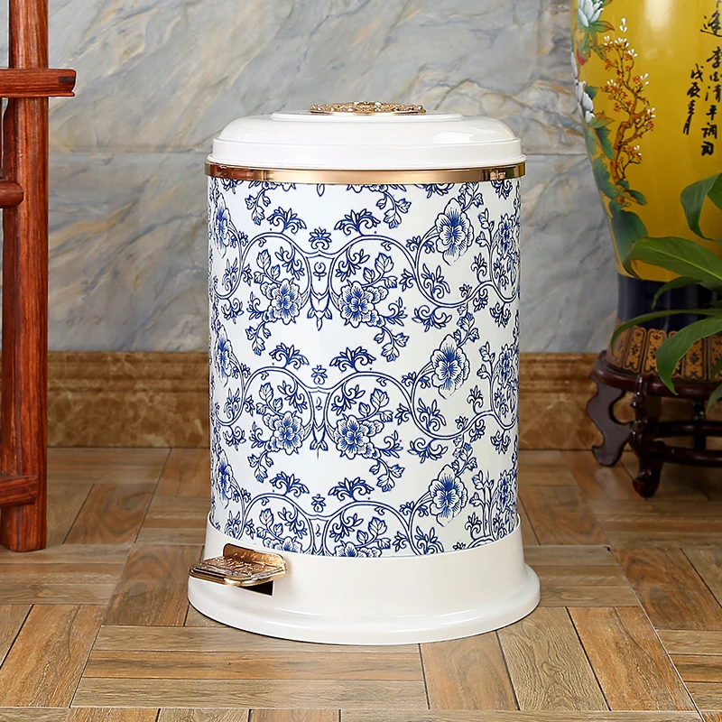 Бесплатная доставка европейская мусорная корзина легкая и Роскошная большая