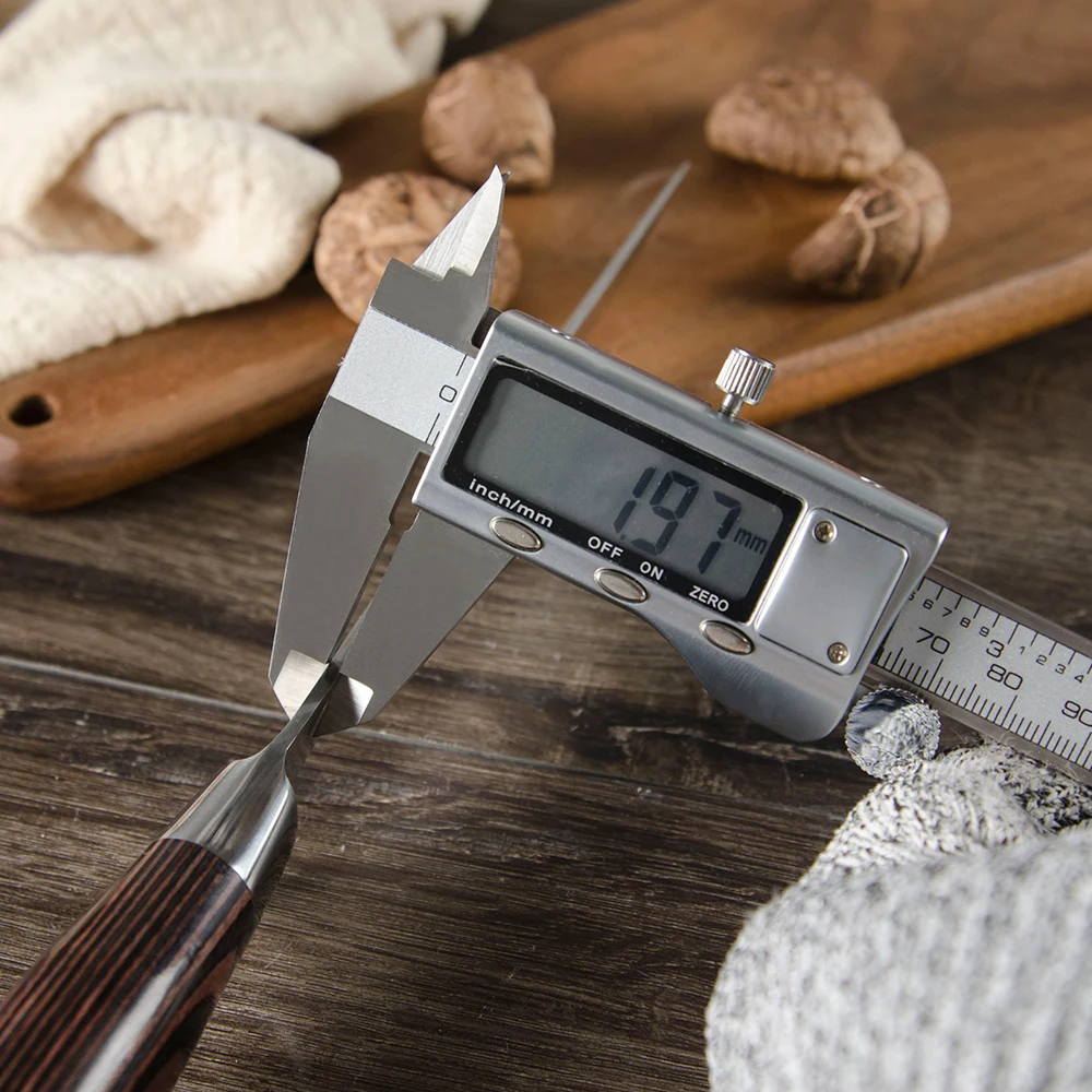 XYj 5.5 дюймовый нож для филе из нержавеющей стали с ручкой из дерева для мяса, рыбы, суши и ножным кухонным инструментом.