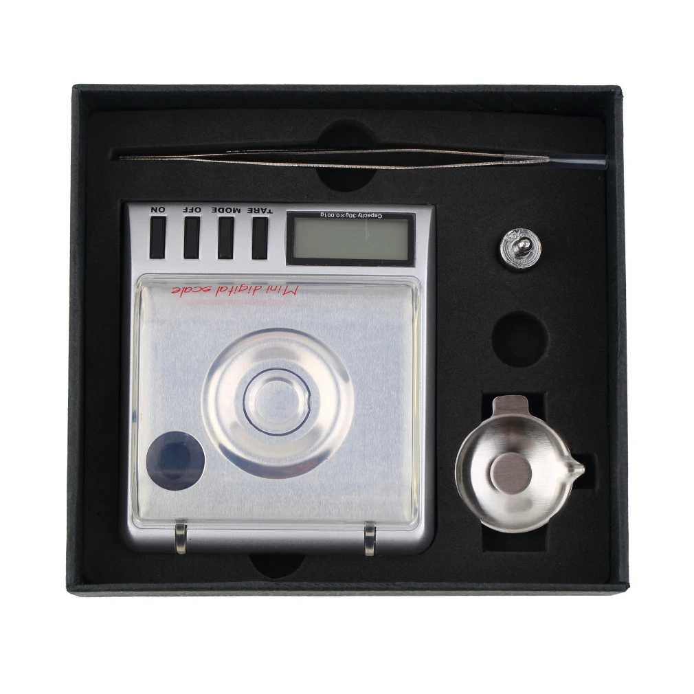 

1pc New Arrival 6 Different Weighing Modes Pocket 30g x 0.001g Mini Digital Jewelry Diamond Gold Gram Portable Weight Scale
