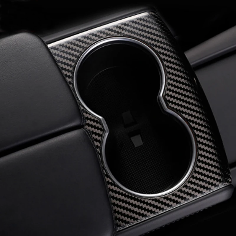 Настоящий углерод держатель стакана для воды из волокна декоративные блестки и