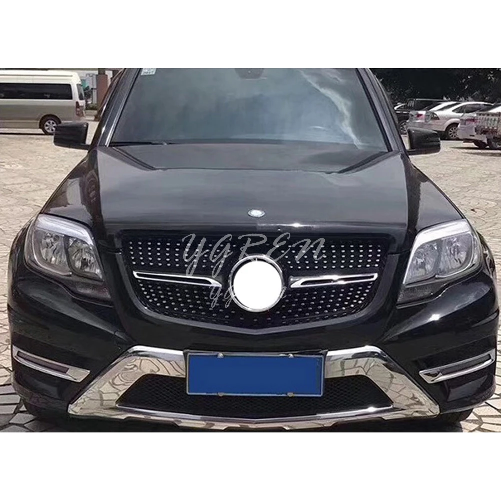 Пластиковая решетка подходит для GLK Class X204 AMG GT GTR Grill 2013-2015 GLK250 GLK300 GLK350 передняя |