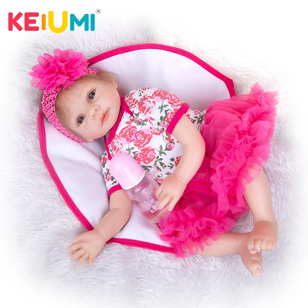 Симпатичная и милая кукла новорожденный ручной работы Реалистичная силиконовая