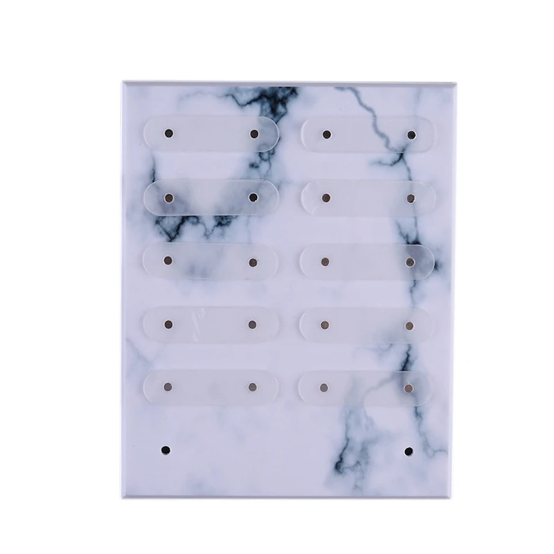 Демонстрационная панель для дизайна ногтей мраморная стерео Магнитная