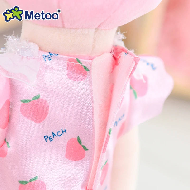 Новинка плюшевые игрушки Metoo 43 см наряд куклы Анжелы с одевающейся куклой кролик