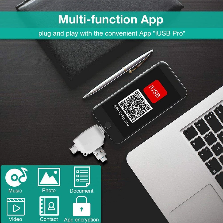 Supersonic 4 в 1 Micro SD кард-ридер для iPhone iPad/Android/Macbook tf карта адаптер с Micro usb type C игровая камера просмотра
