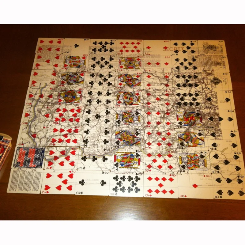 Bicycle Cards Escape Map Playing 1 pcs Regular Deck Rider Back Card Magic Trick Props |
