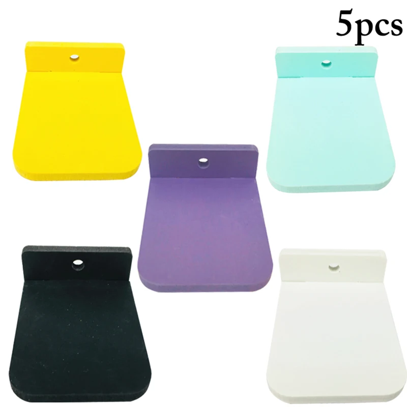 

5pcs Hamster Play Platform Detachable Hamster Cage Parrot Rack Hamster Perches Bird Cage Platform Stand Platform Pet Bird Toys