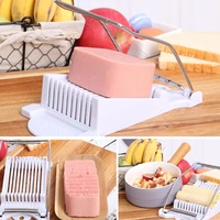 1 piece white luncheon meat cutting kitchen chopper meat slicer ham and egg slice cutting tool kitchen accessories