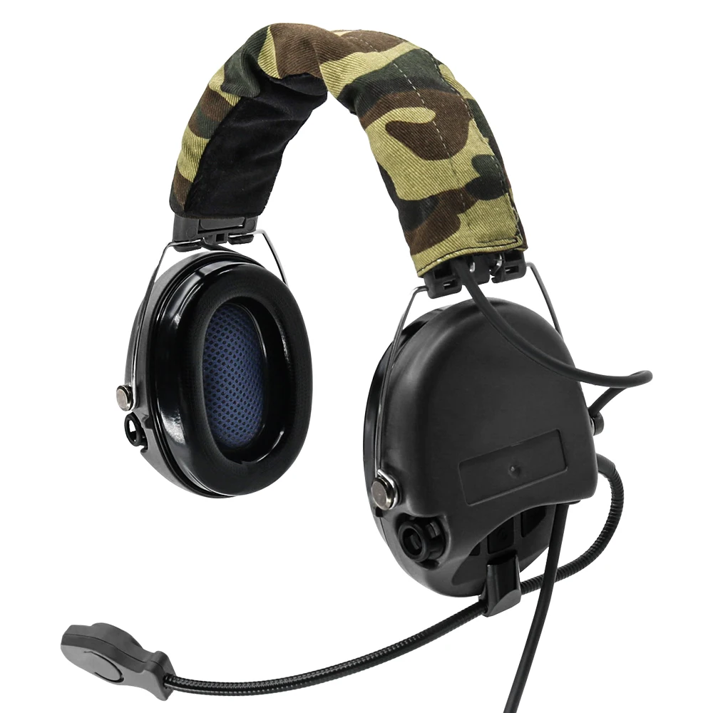 Electronic Shooting Hunting Headset MSASORDIN Airsoft Tactical Headphone Noise Reduction Hearing Protection Earmuffs BK