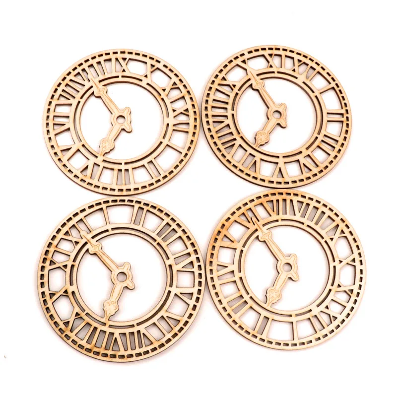 Деревянные часы в стиле ретро деревянные украшения ручной работы аксессуары для