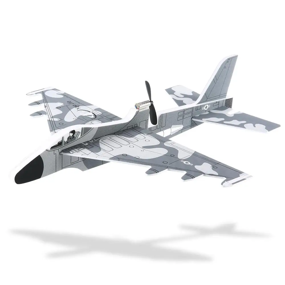 2019 DIY биплан AB Glider пены приведенный в действие самолетах Перезаряжаемые