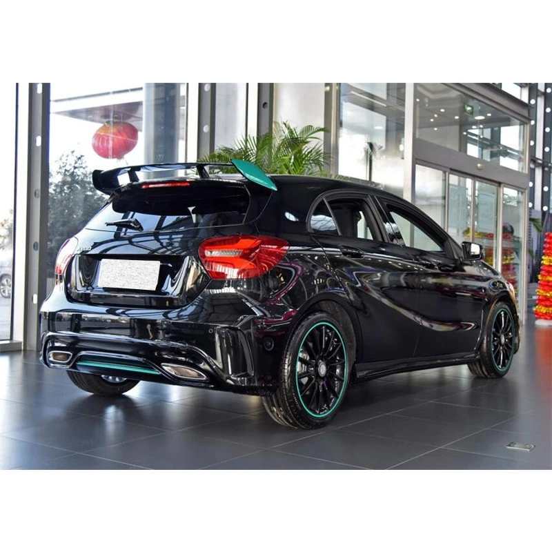 Высококачественный черный спойлер из углеродного волокна для Mercedes Benz W176 A Class A250