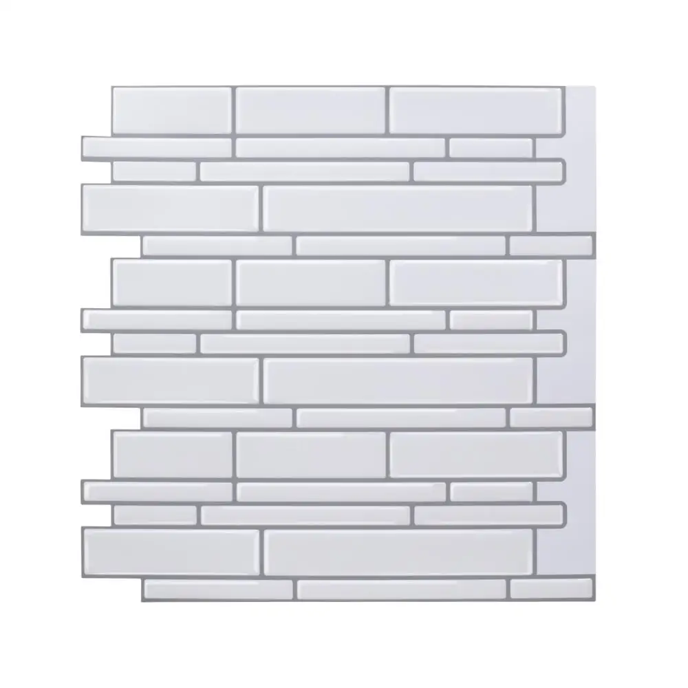 

EasyTiles 3D Effect Home Decoration Wall Tile,Bathroom Waterproof Baffle,Peel And Stick Bakery Decoration Wallpaper（305x305mm）