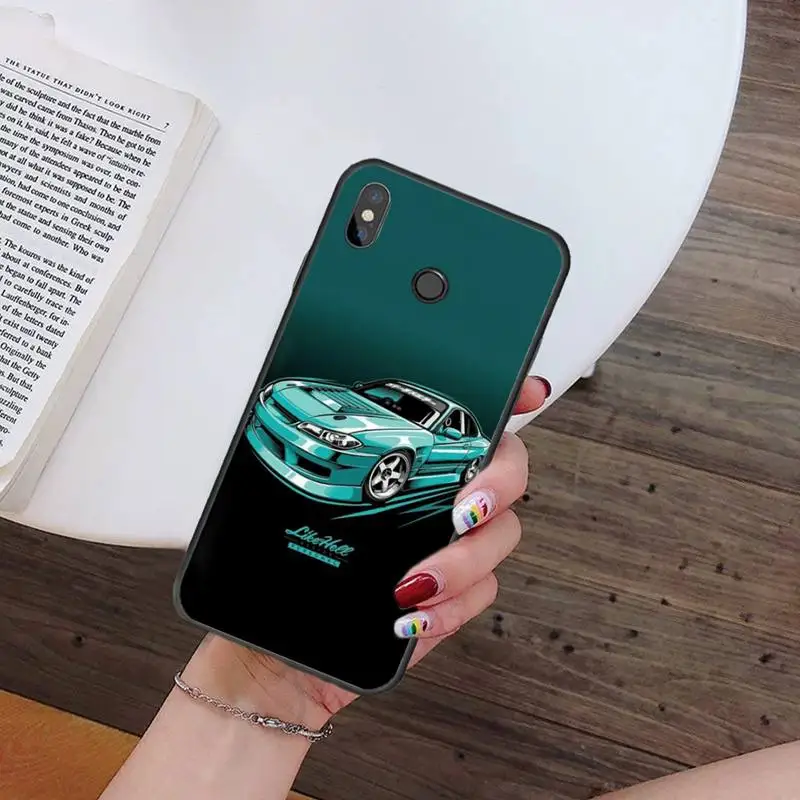 

sport car BRIDE JDM phone case for Xiaomi Redmi 7 9t 9se k20 mi8 max3 lite 9 note 8 9s 10 pro Soft Silicone Shell Funda