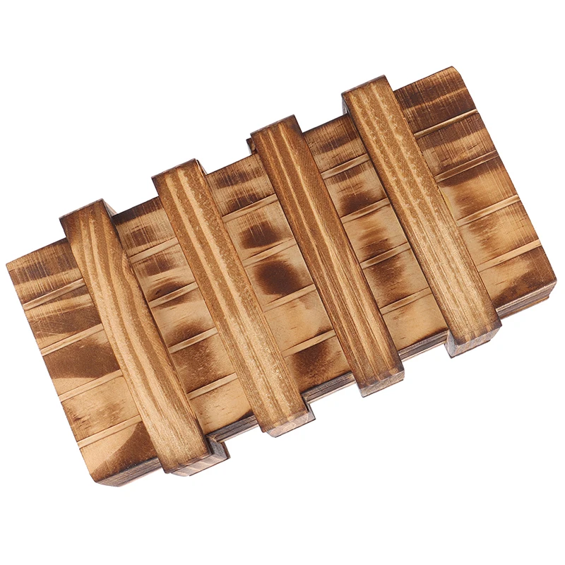 Винтажная деревянная коробка головоломка с секретным ящиком Волшебный