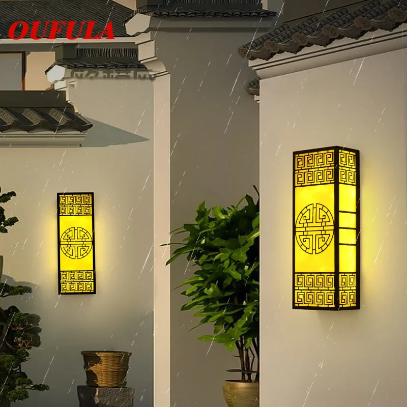 

OULALA Outdoor Wall Lamps Fixture LED Sconce Lights Waterproof Contemporary Creative Decorative For Patio Porch Courtyard