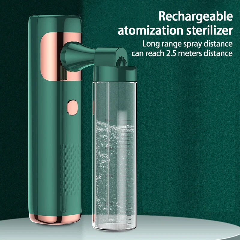 

USB Charging Household Nano Steam Spray Gun Portable Wireless Disinfection Sprayer Machine Handheld Atomization Sprayer