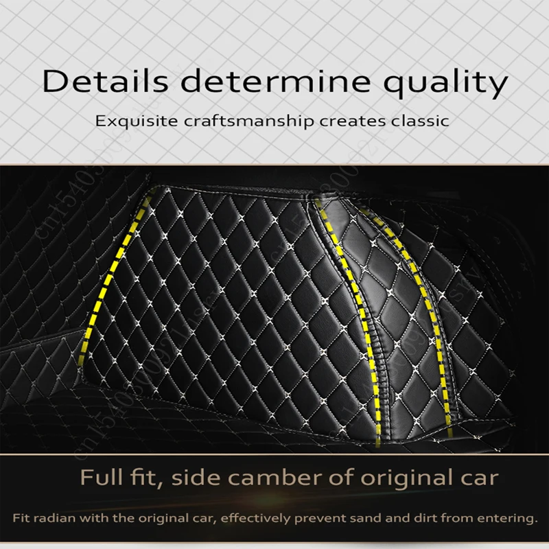 Leather Car Trunk Mat For Honda Civic 2016–present Boot Cargo Liner Tray Slip Rear Pad |