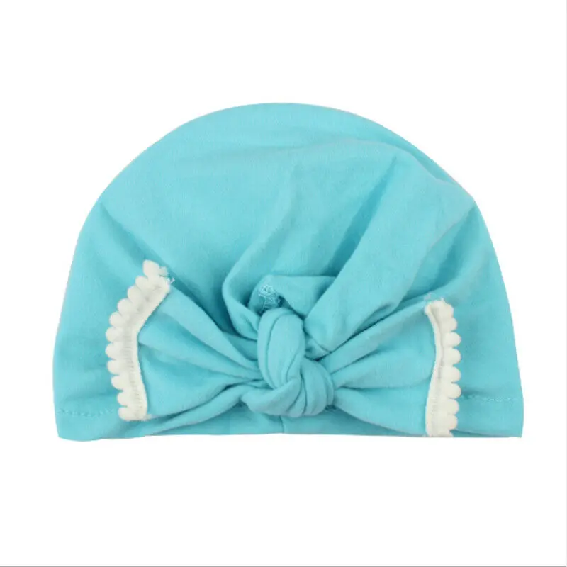 New Newborn Toddler Kids Baby Girls Boys Sequin Bowknot Hats Indian Turban Sequins Velvet Beanie Hat Cap Gifts 0-4T | Детская одежда и