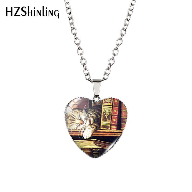 Новое ожерелье в виде сердца так много книг мало времени подвеска Книга с цитатой